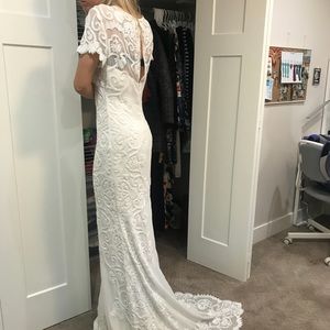 Stunning BHLDN couture wedding dress.